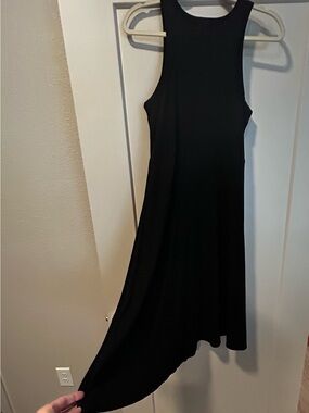 Who What Wear Black Sleeveless Maxi Dress size small